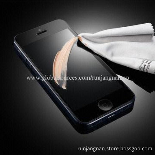 9H Hardness Self-adhesive Anti-shock Tempered Glass Screen Film for iPhone 5/5S, Easy to Install